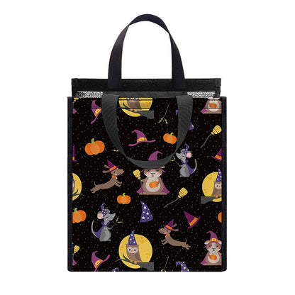 Animal Wizard Pattern Print Insulated Lunch Tote