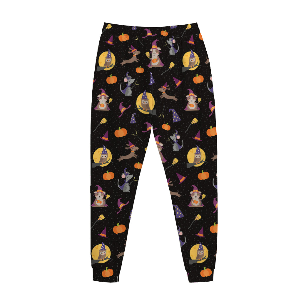 Animal Wizard Pattern Print Jogger Pants