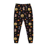 Animal Wizard Pattern Print Jogger Pants