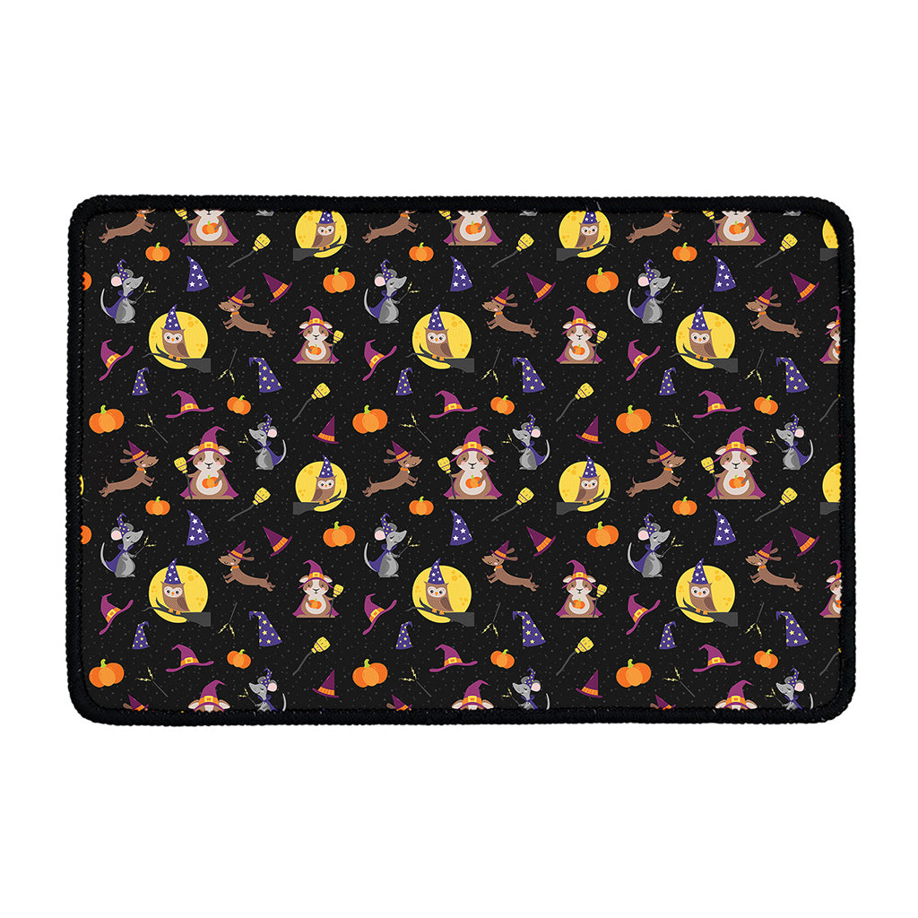 Animal Wizard Pattern Print Kitchen Mat