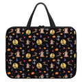 Animal Wizard Pattern Print Laptop Sleeve With Handle