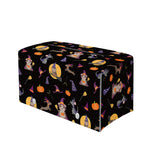 Animal Wizard Pattern Print Leather Tissue Box Cover