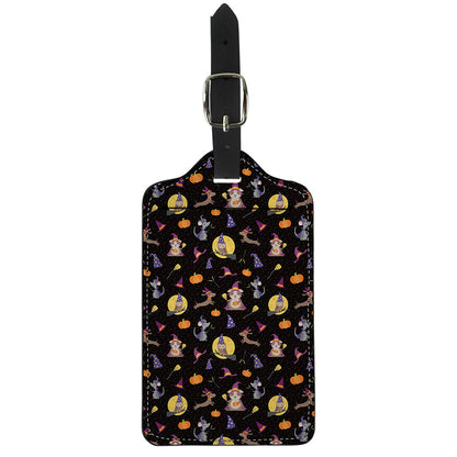 Animal Wizard Pattern Print Luggage Tag