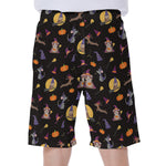 Animal Wizard Pattern Print Men's Beach Shorts