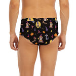 Animal Wizard Pattern Print Men's Briefs