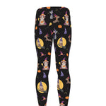 Animal Wizard Pattern Print Men's leggings