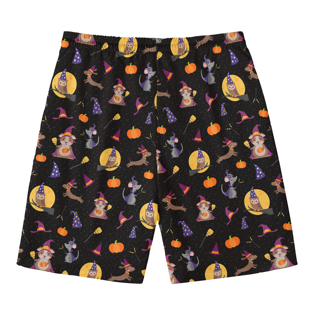 Animal Wizard Pattern Print Men's Swim Trunks