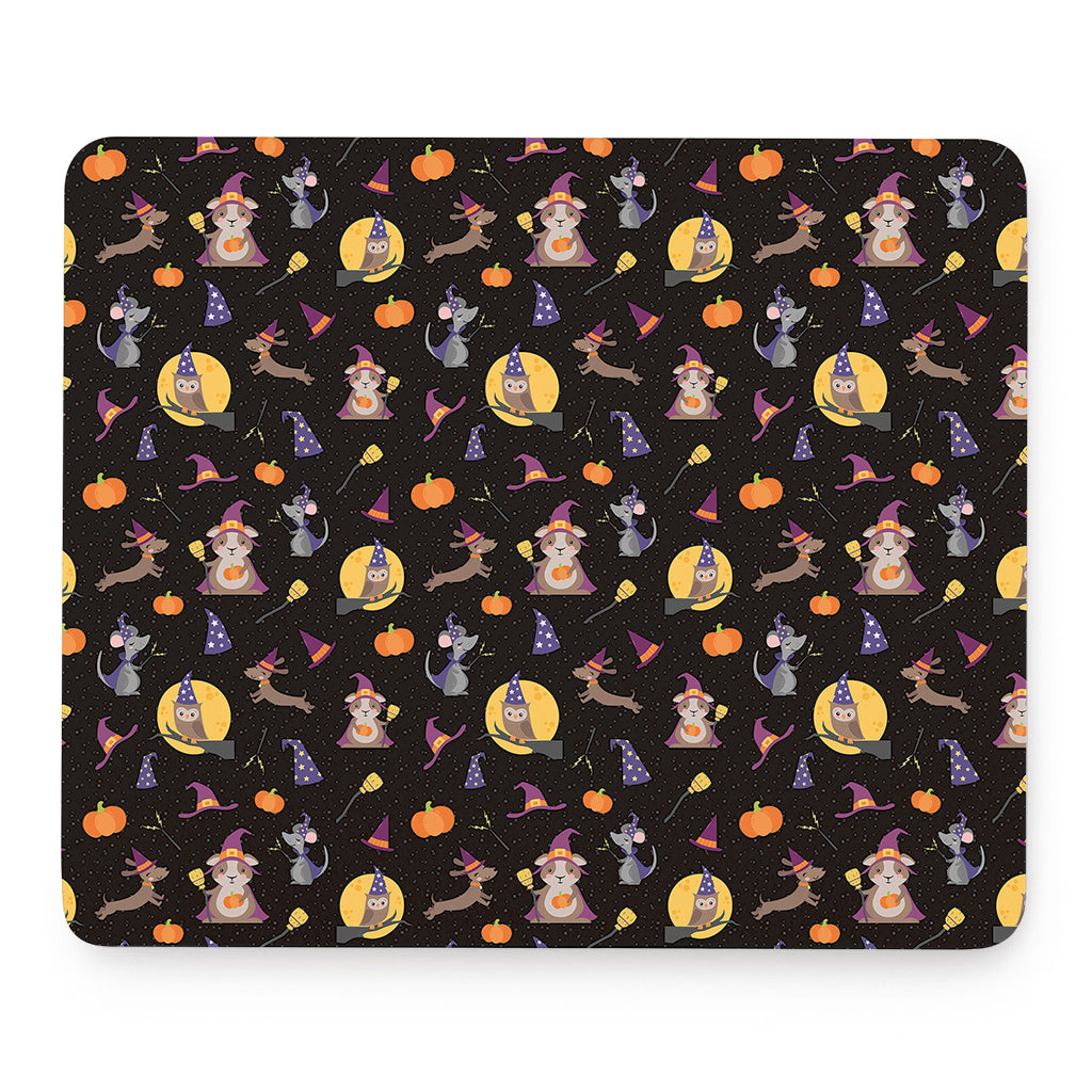 Animal Wizard Pattern Print Mouse Pad