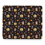 Animal Wizard Pattern Print Mouse Pad