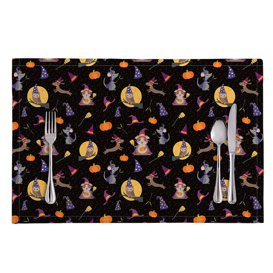 Animal Wizard Pattern Print Placemat