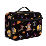 Animal Wizard Pattern Print Portable Lunch Bag