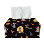 Animal Wizard Pattern Print Rectangle Tissue Box Cover