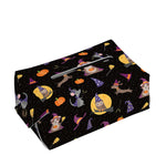 Animal Wizard Pattern Print Rectangle Tissue Box Cover