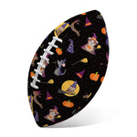 Animal Wizard Pattern Print Rugby Ball
