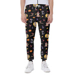 Animal Wizard Pattern Print Scuba Joggers