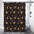 Animal Wizard Pattern Print Shower Curtain