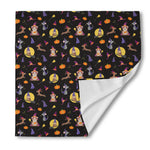 Animal Wizard Pattern Print Silk Bandana