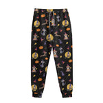 Animal Wizard Pattern Print Sweatpants