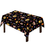 Animal Wizard Pattern Print Tablecloth