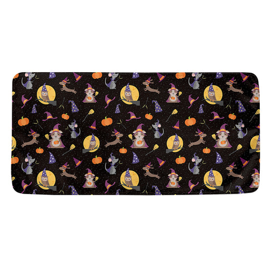 Animal Wizard Pattern Print Towel