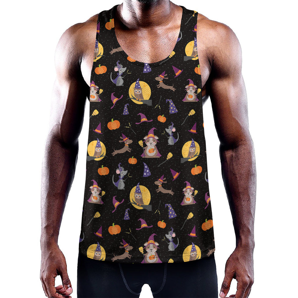 Animal Wizard Pattern Print Training Tank Top