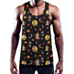 Animal Wizard Pattern Print Training Tank Top