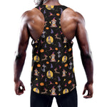 Animal Wizard Pattern Print Training Tank Top