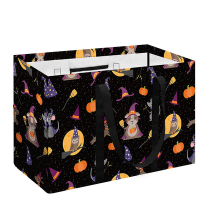 Animal Wizard Pattern Print Utility Tote Bag