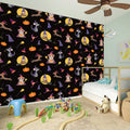 Animal Wizard Pattern Print Wall Sticker