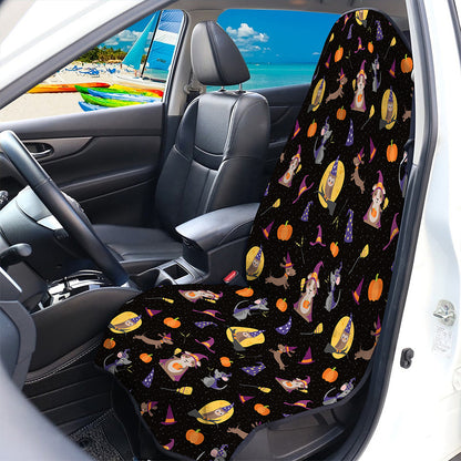 Animal Wizard Pattern Print Waterproof Car Seat Cover