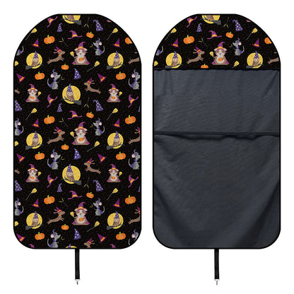 Animal Wizard Pattern Print Waterproof Car Seat Cover