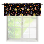 Animal Wizard Pattern Print Window Valance