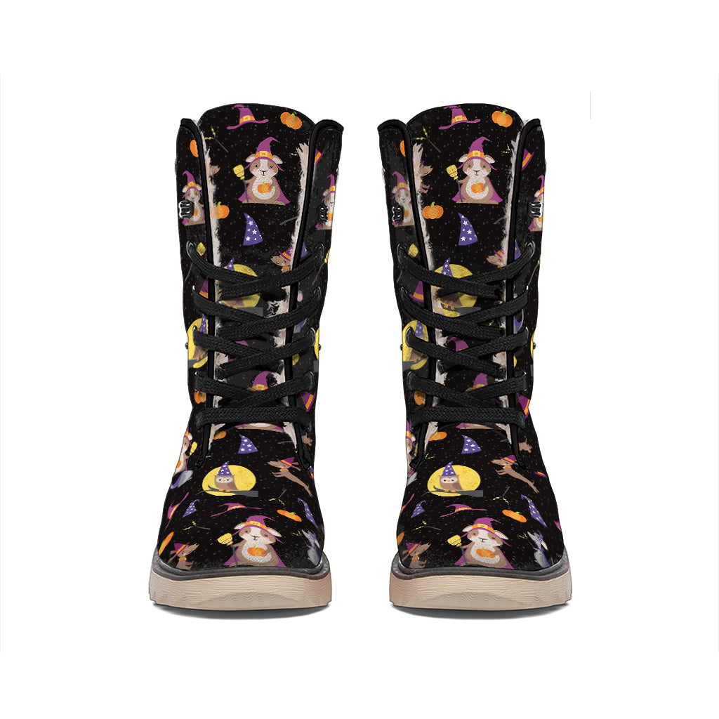 Animal Wizard Pattern Print Winter Boots