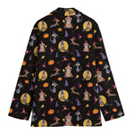 Animal Wizard Pattern Print Women's Blazer