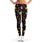 Animal Wizard Pattern Print Women's Leggings