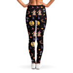 Animal Wizard Pattern Print Women's Leggings