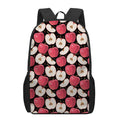 Apple Pattern Print 17 Inch Backpack