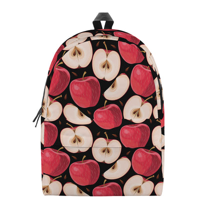 Apple Pattern Print Backpack
