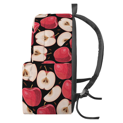 Apple Pattern Print Backpack