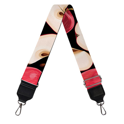 Apple Pattern Print Bag Strap