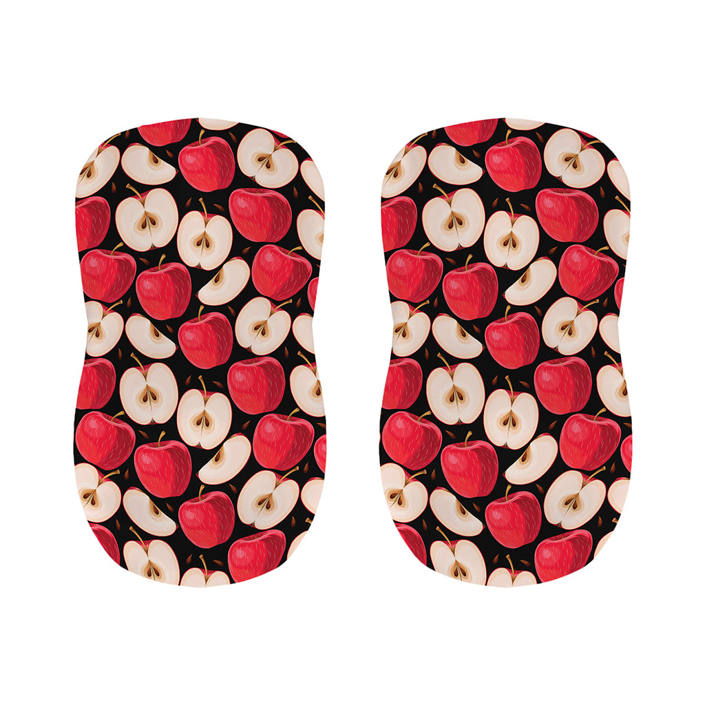 Apple Pattern Print Bar Stool Covers