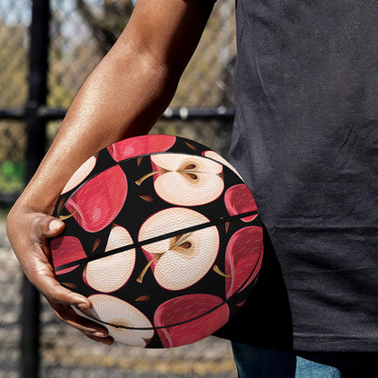 Apple Pattern Print Basketball