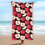 Apple Pattern Print Beach Towel
