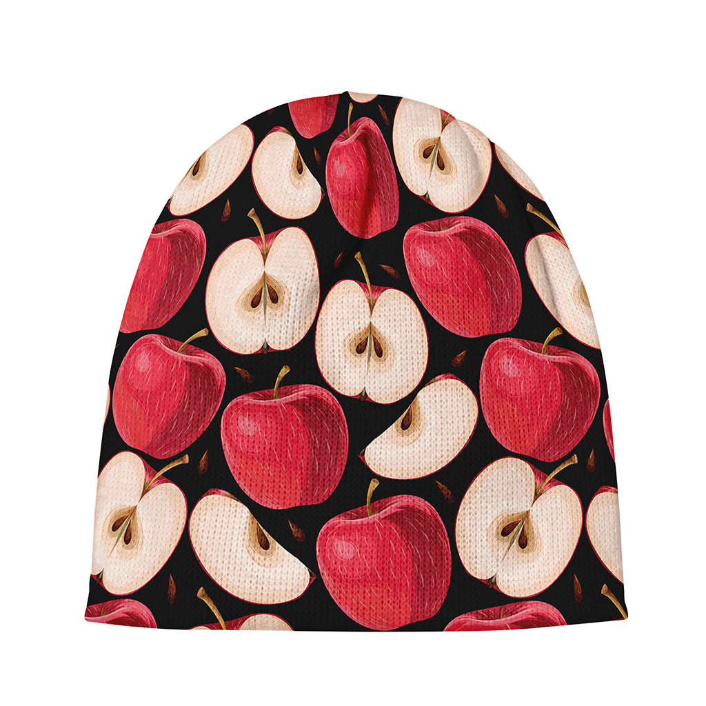 Apple Pattern Print Beanie