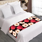 Apple Pattern Print Bed Runner