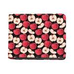 Apple Pattern Print Bifold Wallet