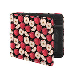 Apple Pattern Print Bifold Wallet