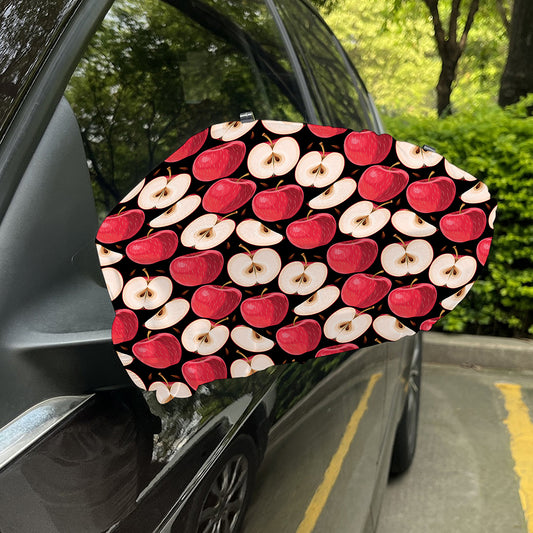 Apple Pattern Print Car Side Mirror Covers