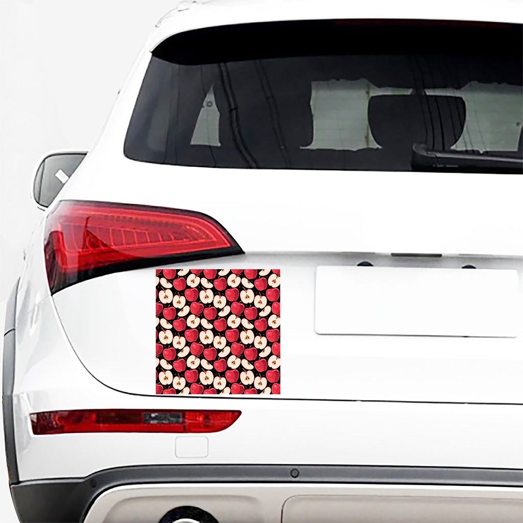 Apple Pattern Print Car Sticker