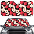 Apple Pattern Print Car Windshield Sun Shade